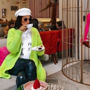 Zara OVERSIZED KNIT CARDIGAN